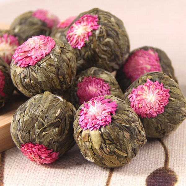 Green Tea Ball with Globe Amaranth
